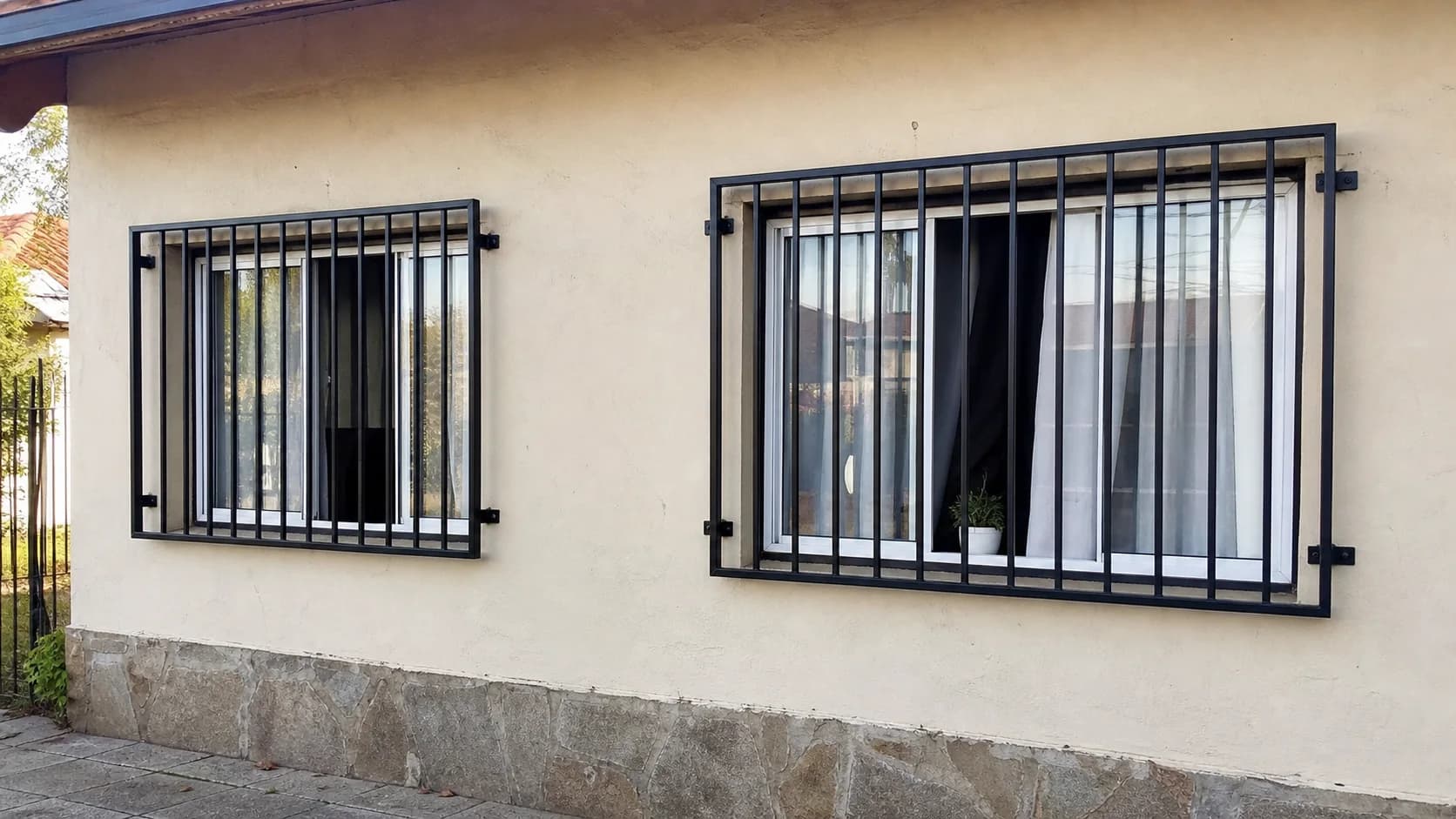Rejas de ventana de hierro a medida instaladas en Zona Sur del GBA
