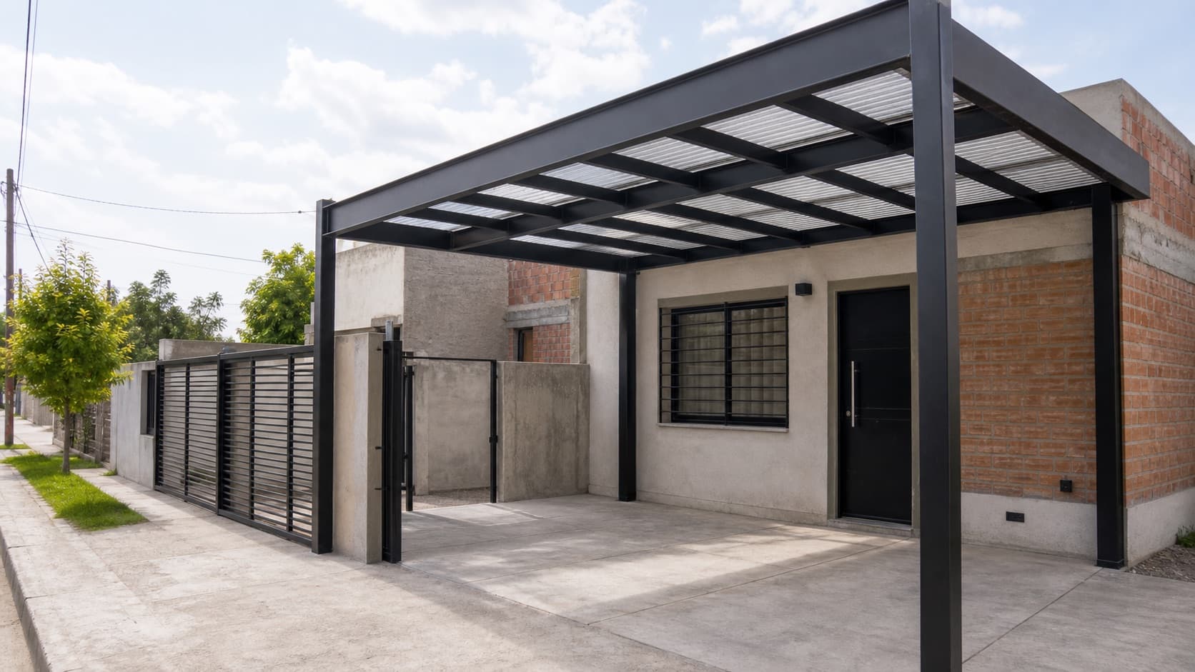 Estructura metálica a medida fabricada por FH Herrería para Florencio Varela