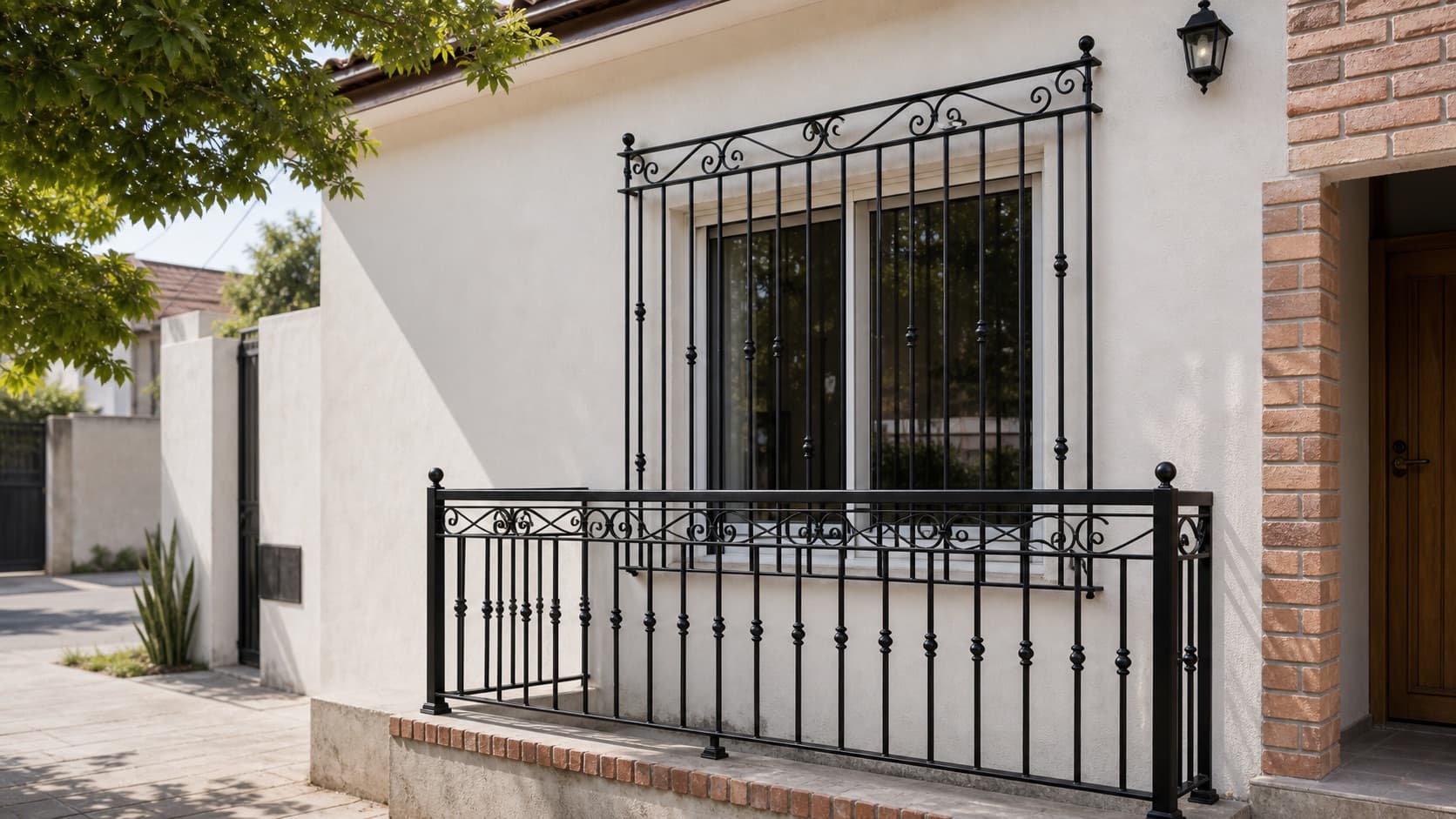 Reja de seguridad a medida fabricada por FH Herrería para Lanús