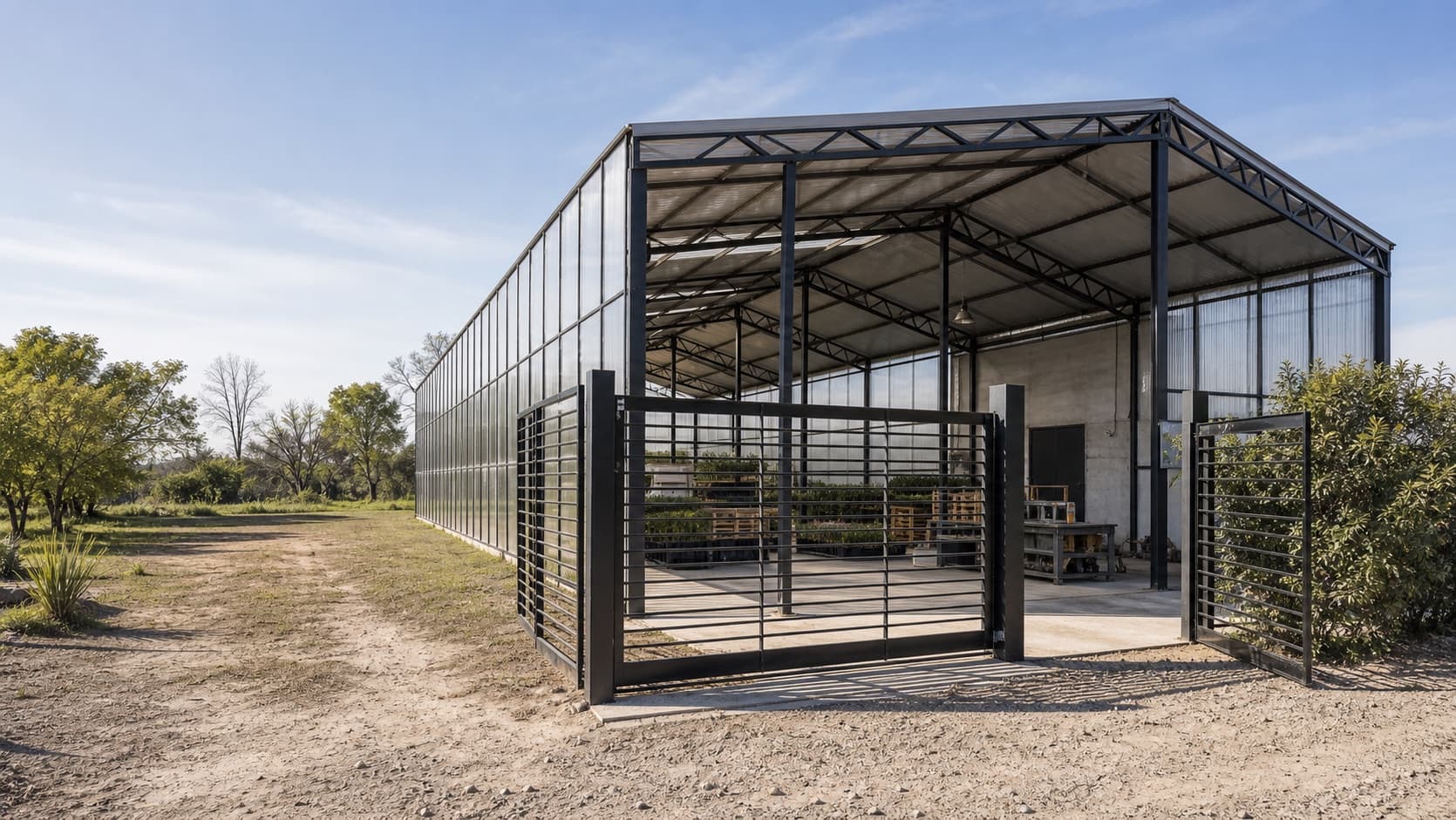 Estructura metálica de obra fabricada por FH Herrería en Ringuelet